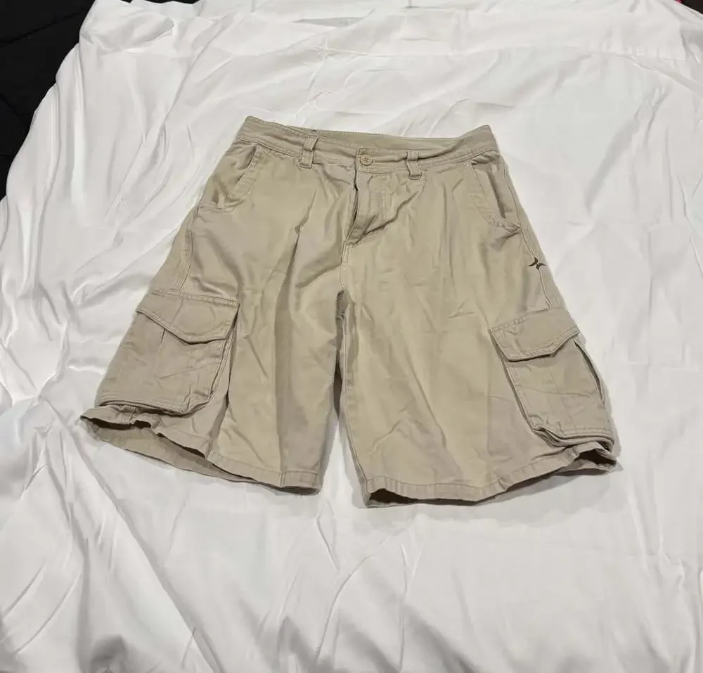 Hurley Men's Tan Khaki Cargo Shorts Size 32